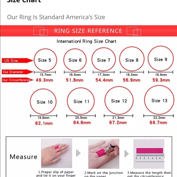 S925 luxury heart shape ring set - Picture 8 of 9